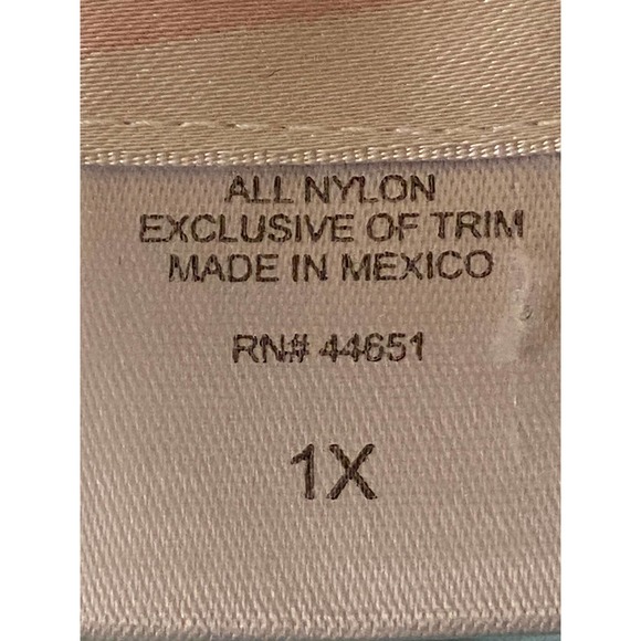 Shadowline’s pale blue nightie Embroidered Yoke Petals design  1x - Picture 7 of 11